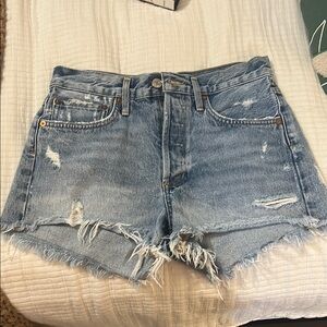 Agolde cut-off shorts